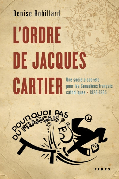 L Ordre de Jacques Cartier editionsfides